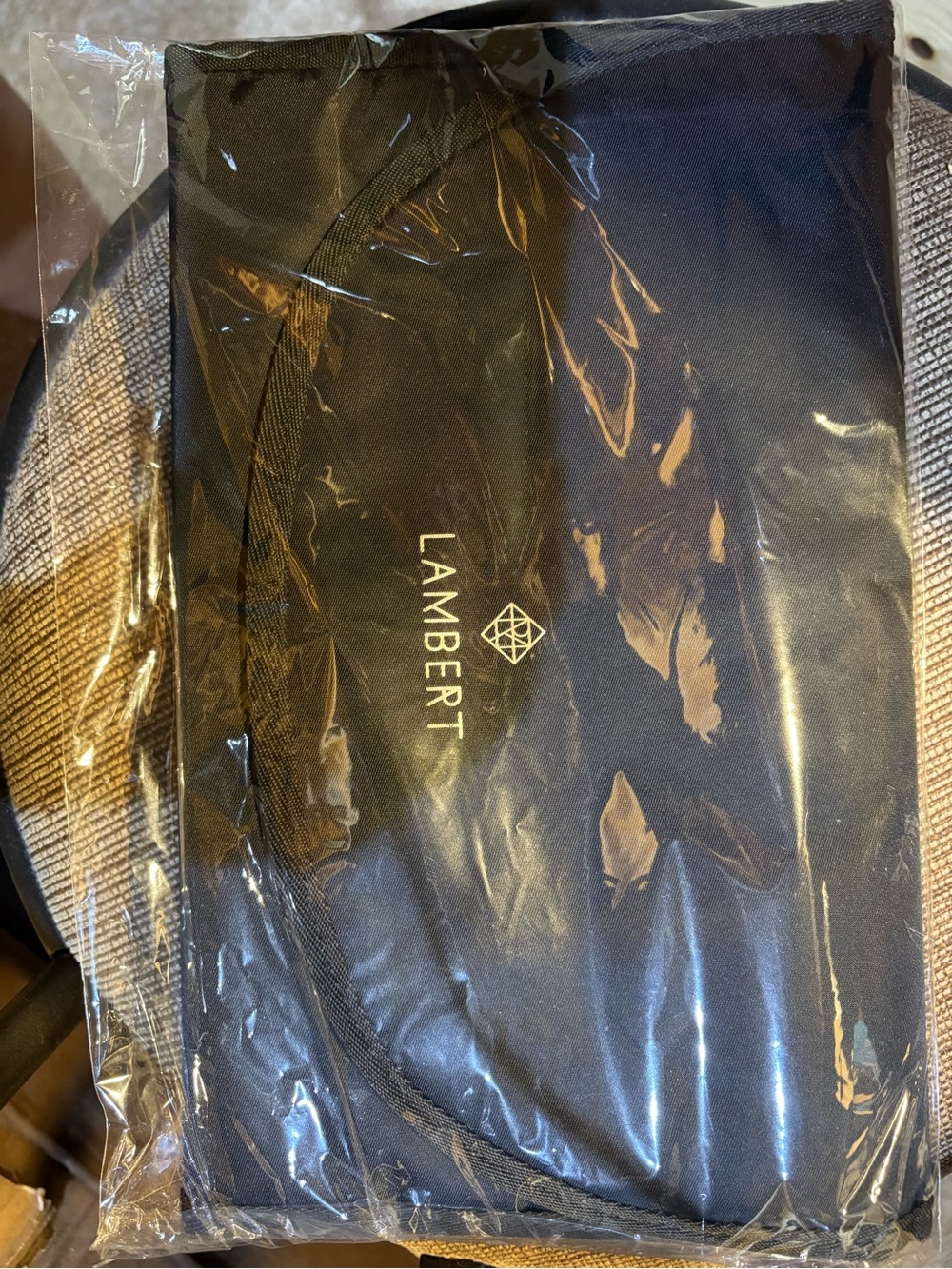 NWOT Lambert Black Diaper Changing Pad